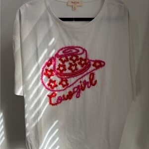 Peach Love California Cowgirl  T-Shirt
